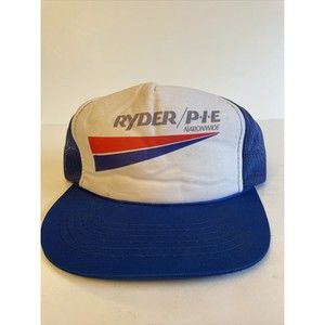 Ryder / PIE Nationwide Hat Blue Snapback Trucker Cap Pre-Owned